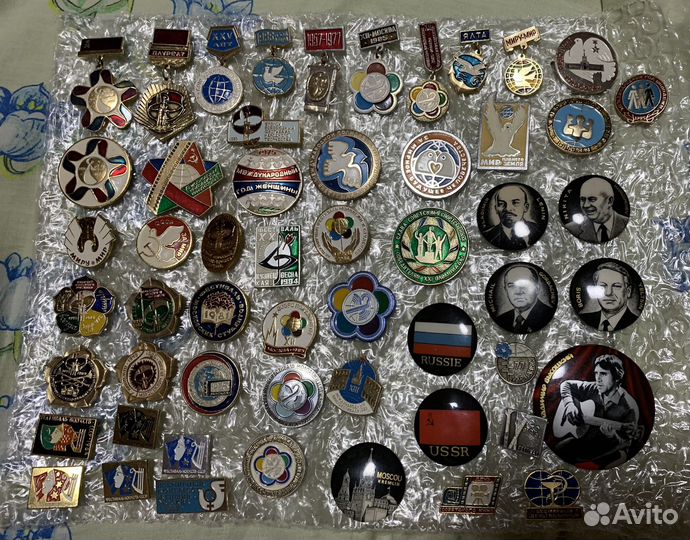 Значки СССР фестиваль ромашка