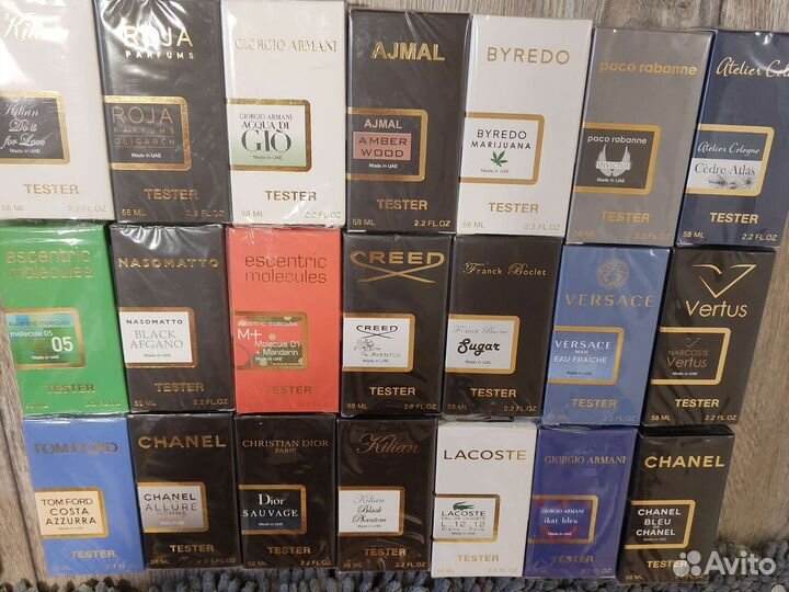 Тестеры муж.и жен. (парфюмерия) -58 мл