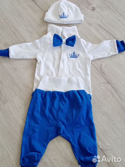 Конверт + костюм на выписку