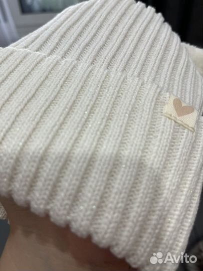 Шапка детская для девочек 46-48 осень