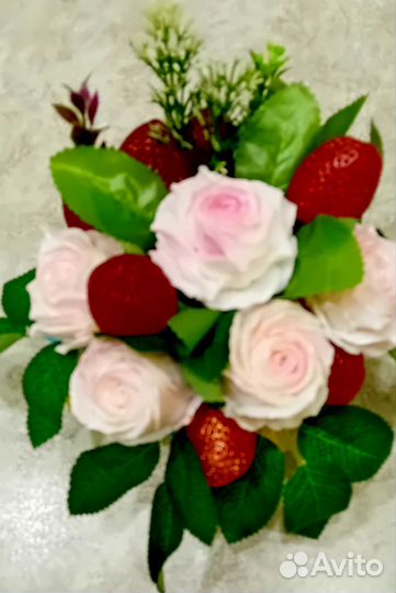 Букет цветов из мыла