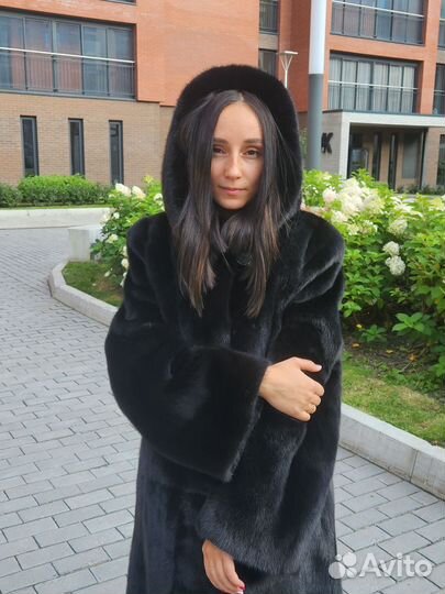 Шуба норковая в дорогом мехе