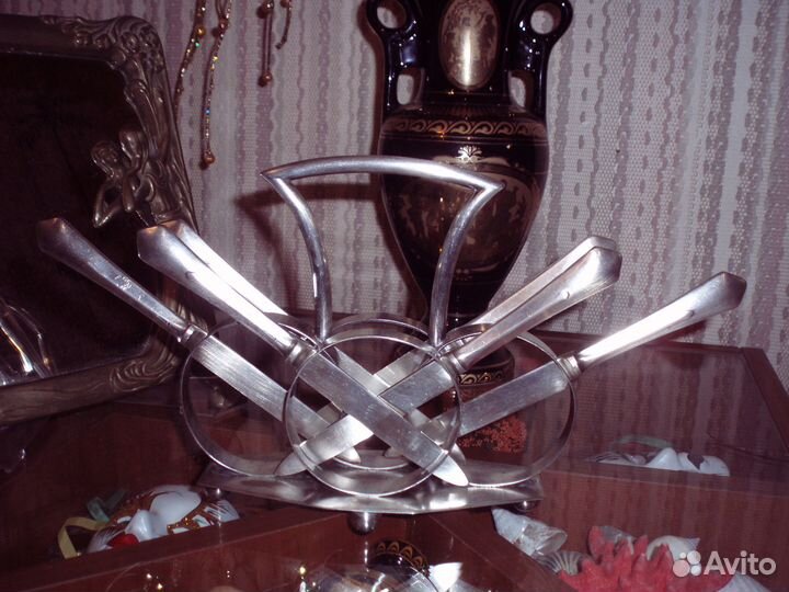 Антикварный набор ножей для фруктов Krupp Berndorf