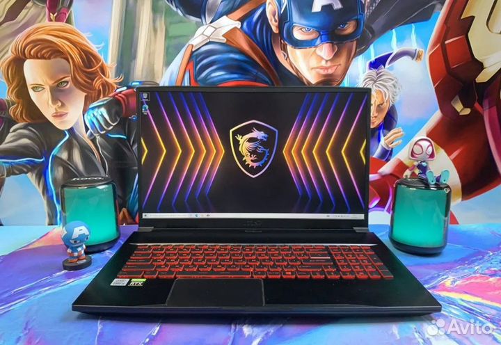 Игровой ноутбук MSI/ Intel Core/ RTX3050/ SSD/16Gb