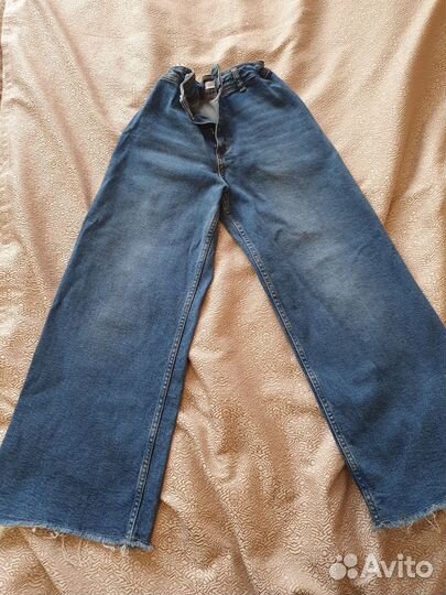 Джинсы zara для девочки широкие