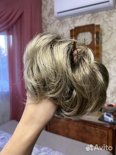 Шиньон на резинке