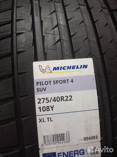 Michelin Pilot Sport 4 SUV 275/40 R22 108Y