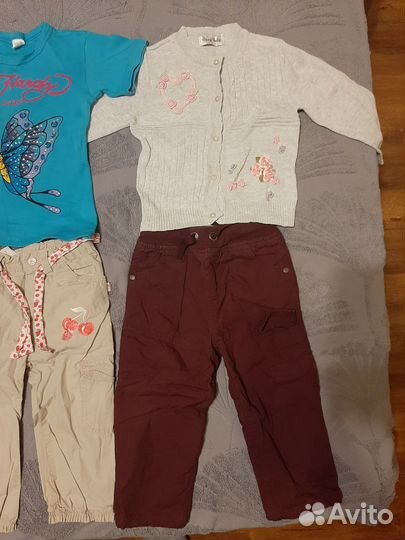 Детские вещи пакетом на девочку 98 104