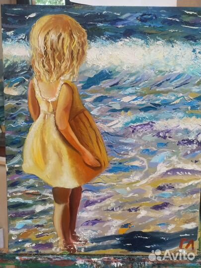 Картины маслом на заказ, магниты на холсте