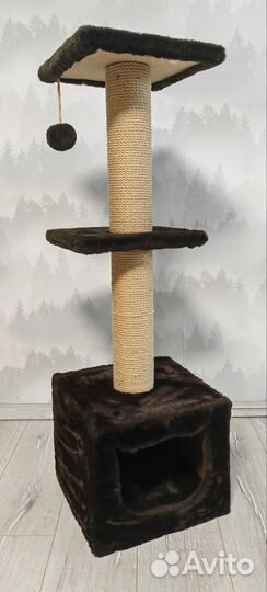 Домик для кошки с когтеточкой