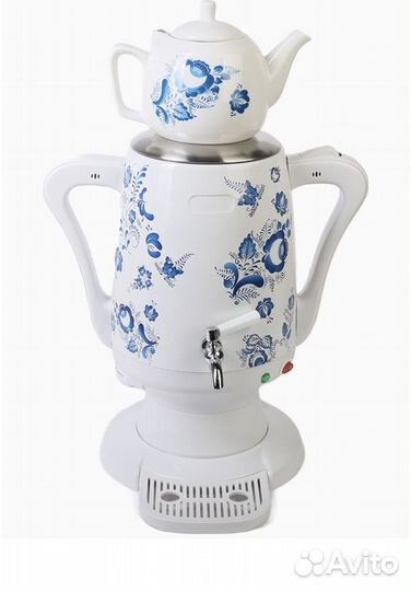 Самовар электрический гжель новый