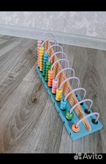 Счеты детские деревянные