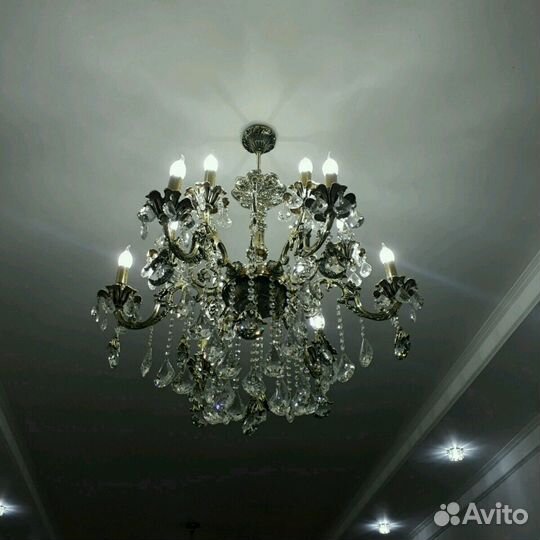 Люстра бронзовая Италия 2 шт