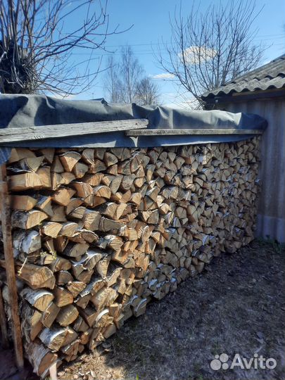 Дрова колотые берёза сухие самовывоз