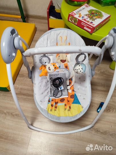 Детские качели шезлонг