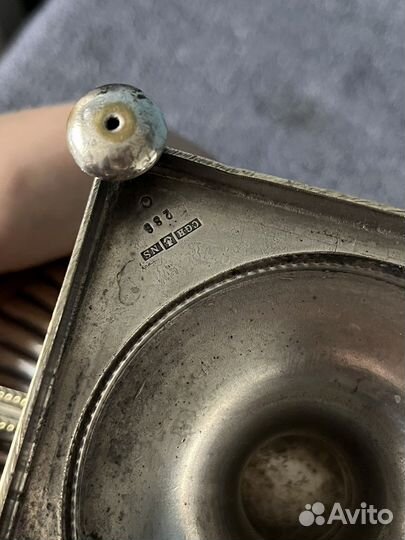 Винтажная ваза для фруктов, Швеция