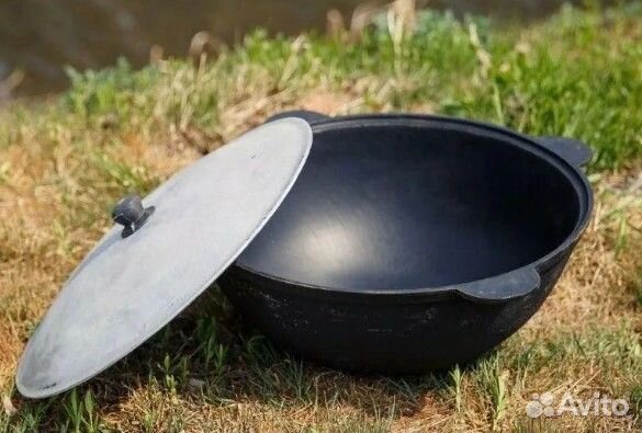 Казан чугунный узбекский