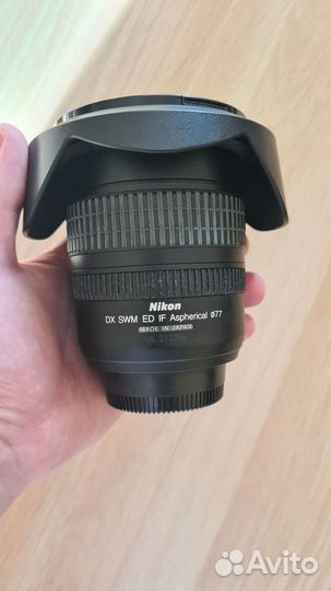 Объектив nikon af-s nikkor 12-24mm 1:4G ed dx