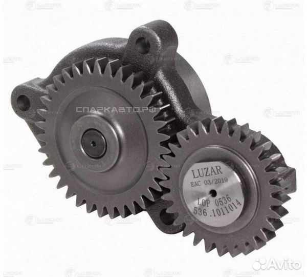Насос масляный для а/м маз, Урал, лиаз с двиг. ямз-536 (LOP 0536) Luzar LOP0536