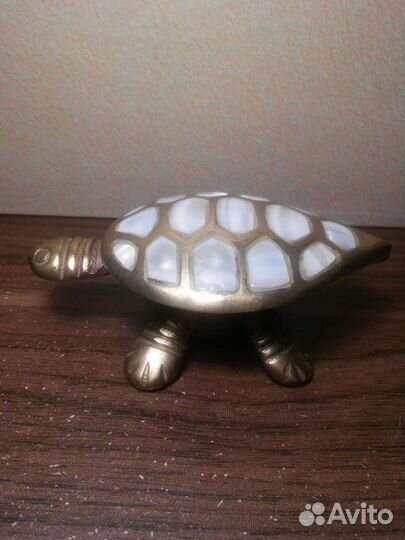 Шкатулка Черепашка. Латунь. Индия
