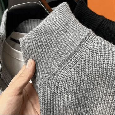 Свитер на молнии Old Money type zara type черный
