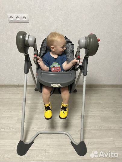 Детский стульчик качели для кормления