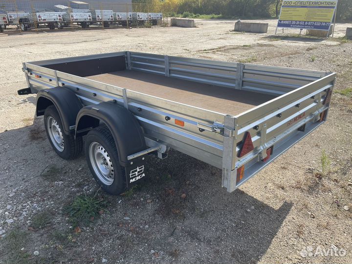 Прицеп двухосный Мзса 817731 размер 3,0х1,5х0,3