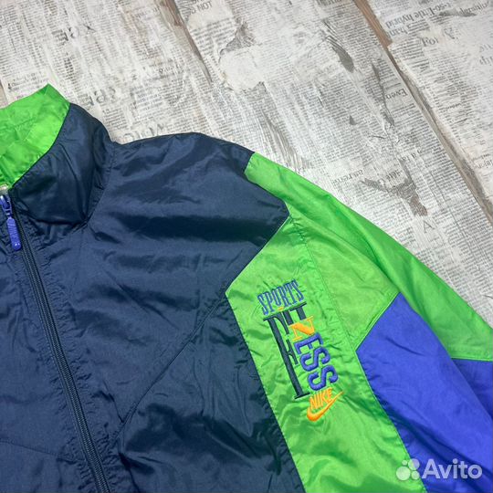 Ветровка Nike / Найк в стиле 90-х, куртка на замке