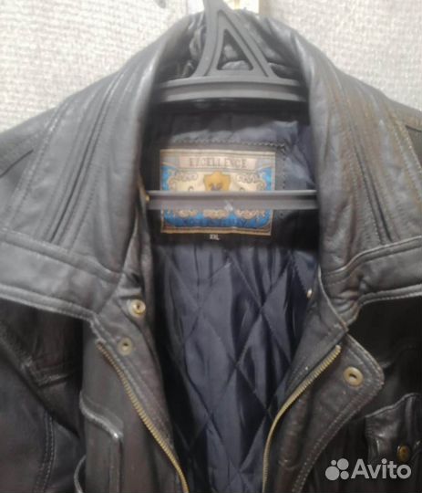Куртка кожаная демисезонная