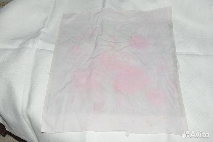 Простынь, скатерть жаккард СССР, накидка старинна