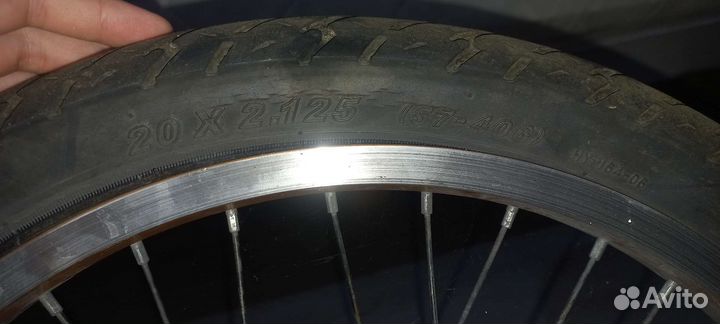 Колесо передние с покрышкой на bmx