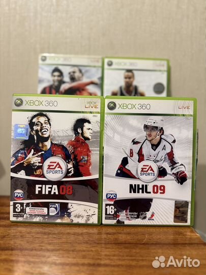 Большой лот спортивных игр Xbox 360 лицензия