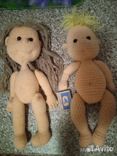 Пара кукол ручной работы