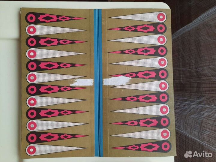 Шашки шахматы нарды 3 в 1 СССР