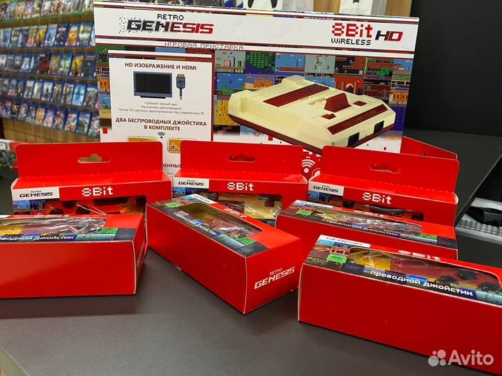 Ретро приставки Sega/Dendy 8-bit/16-bit