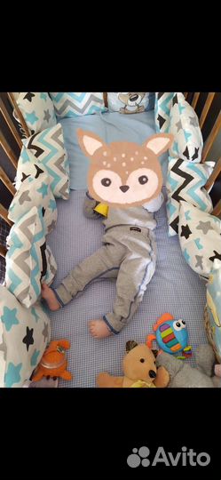 Бортики в детскую кроватку