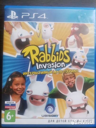 Rabbids invasion ps4 + камера + держатель