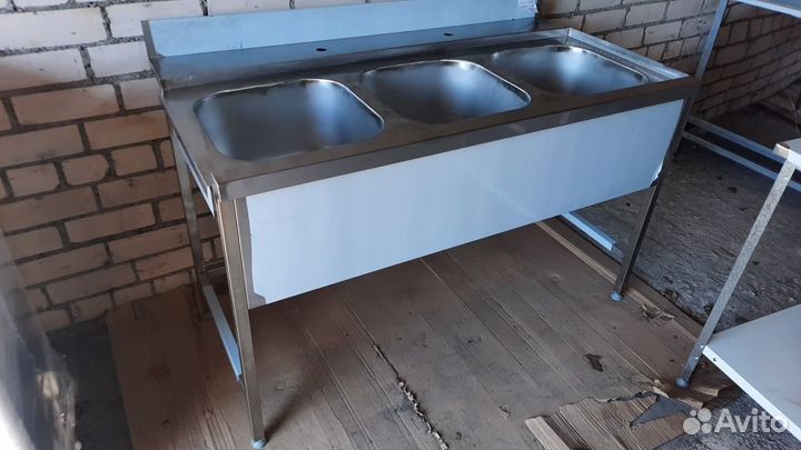 Ванна стол для посудомойки предмоечный