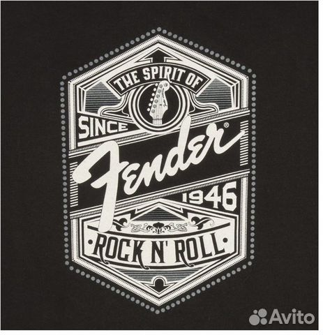 Толстовка Fender Spirit OF Rock N Roll Mens Hoodie