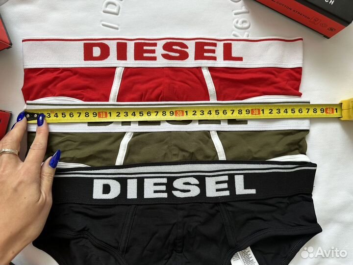 Трусы брифы Diesel M комплект 3 шт