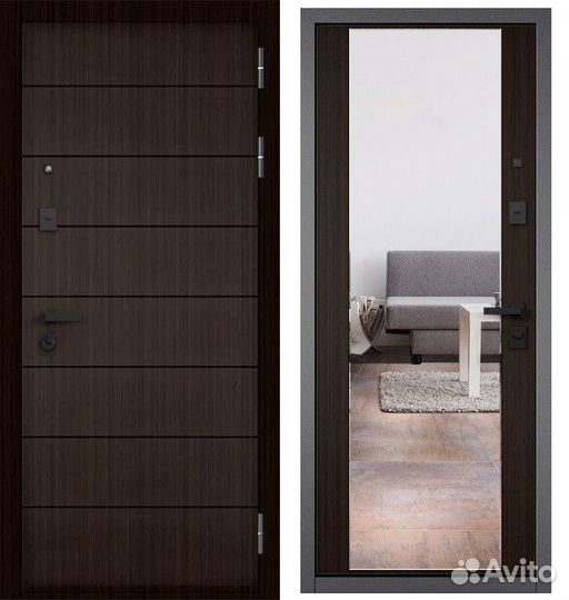 Дверь с зеркалом