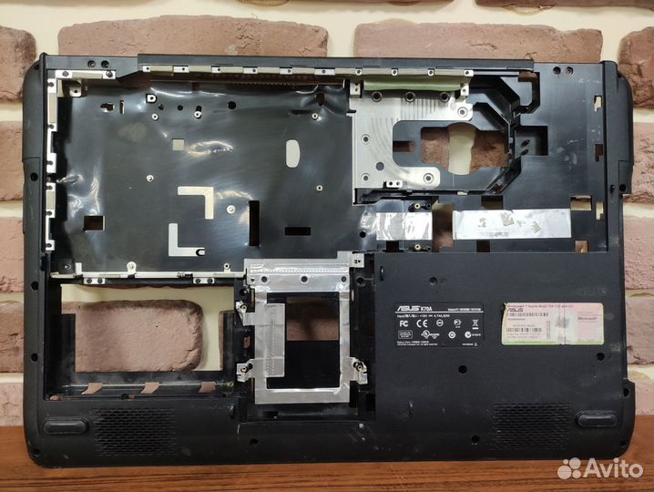 Поддон, нижняя часть корпуса для ноутбука Asus K70