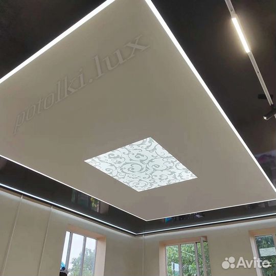 Натяжные потолки LUX