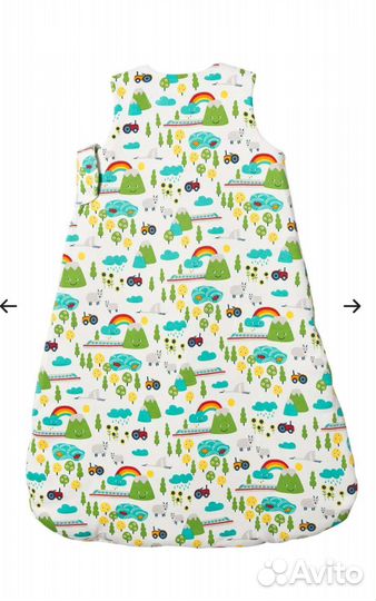 Мешок для сна Frugi новый с утеплителем 68-80