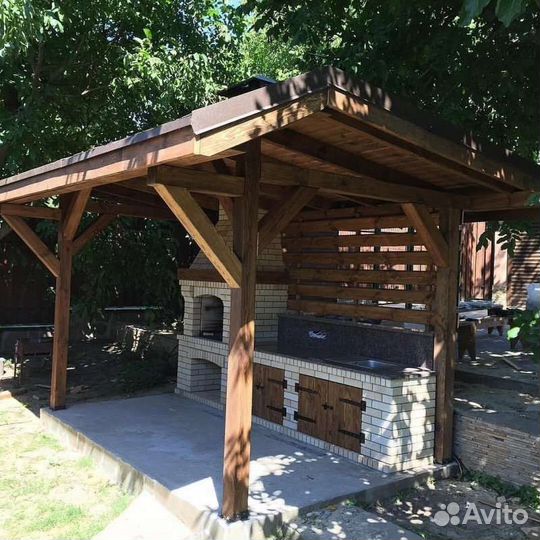 Деревянные беседки