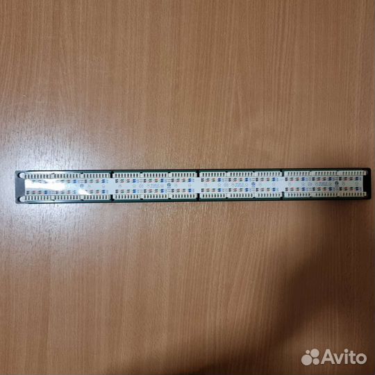 Патч-панель 24 порта Hyperline Cat.5e