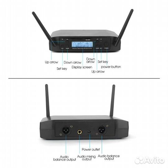 Радиомикрофоны Shure glxd 4 Головные новые