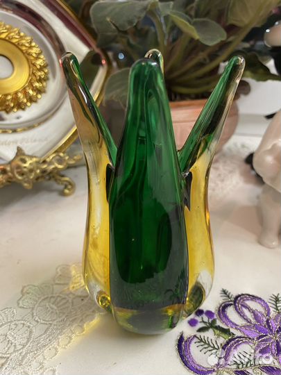 Ваза. Мурано, винтаж, Италия, оригинал, 14 см