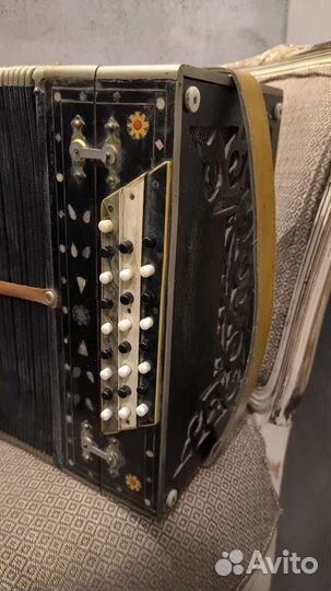 Гармонь любительская тульская трехрядка