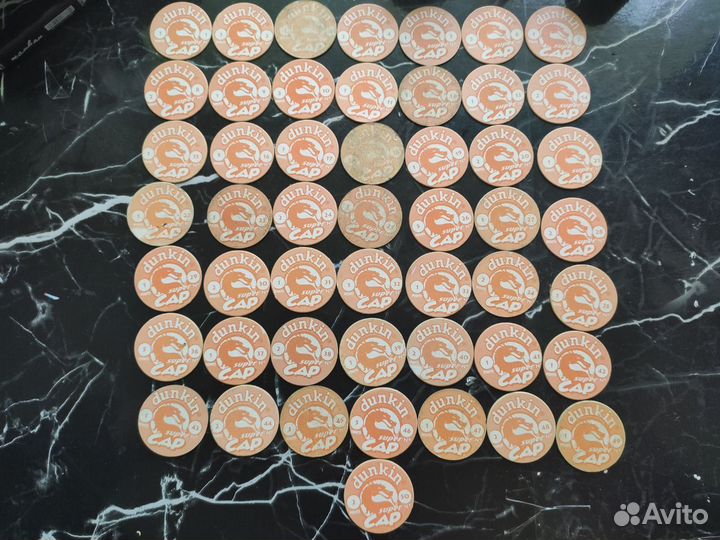 Фишки Сотки Кэпсы Dunkin MK Полное собрание +допы